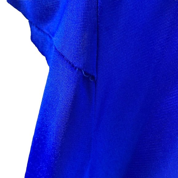 Vintage 70s Val Mode Blue Lace Full Length Spaghetti Strap Nightgown Medium - Picture 10 of 13